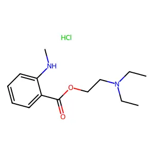 N,N-diethylaminoethyl(2-N-methyl)benzoate structure