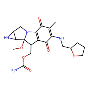 Mitomycin C derivative structure