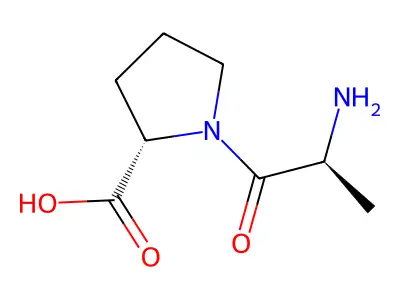 1-(2-Aminopropanoyl)pyrrolidine-2-carboxylic acid structure