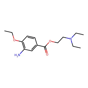 Benzoic acid, 3-amino-4-ethoxy-, 2-(diethylamino)ethyl ester structure