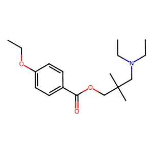 3-(Diethylamino)-2,2-dimethylpropyl 4-ethoxybenzoate structure