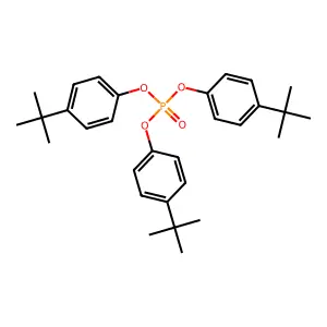 Tris(p-t-butylphenyl) phosphate structure