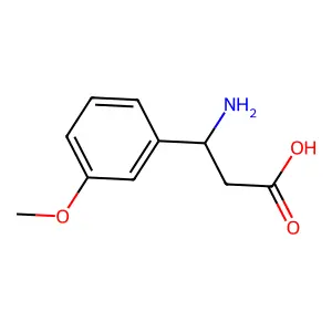 (R)-3-Amino-3-(3-methoxyphenyl)propanoic acid structure