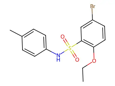 5-Bromo-2-ethoxy-n-(4-methylphenyl)benzene-1-sulfonamide structure
