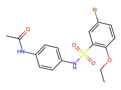 N-[4-(5-bromo-2-ethoxybenzenesulfonamido)phenyl]acetamide structure