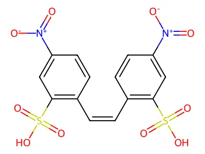 4,4'-Dinitro-2,2'-stilbenedisulfonic acid structure