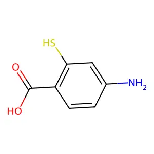 4-氨基-2-巯基苯甲酸 structure