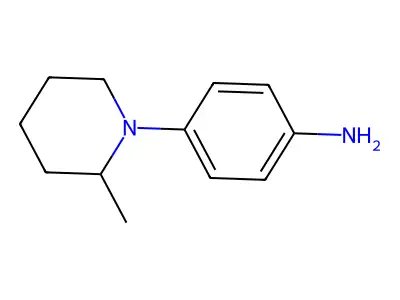 4-(2-Methyl-piperidin-1-yl)-phenylamine structure