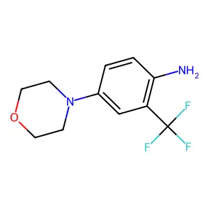 4-(Morpholin-4-yl)-2-(trifluoromethyl)aniline structure