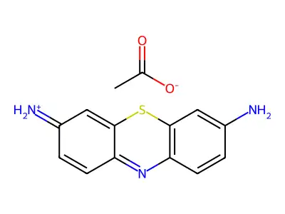 Thionine acetate structure
