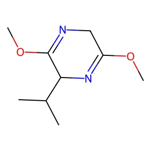 2,5-Dihydro-2-isopropyl-3,6-dimethoxypyrazine structure