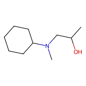 1-(Cyclohexyl(methyl)amino)propan-2-ol structure