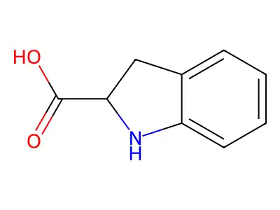吲哚啉-2-甲酸 structure