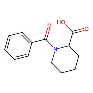 1-Benzoylpiperidine-2-carboxylic acid structure