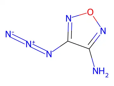 4-Azido-1,2,5-oxadiazol-3-amine structure