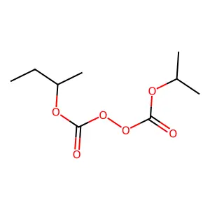 Peroxydicarbonic acid, C-(1-methylethyl) C'-(1-methylpropyl) ester structure