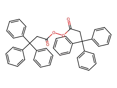 Peroxide, bis(1-oxo-3,3,3-triphenylpropyl) structure
