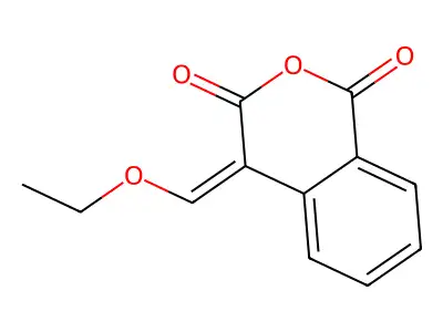 4-(Ethoxymethylidene)isochromene-1,3-dione structure