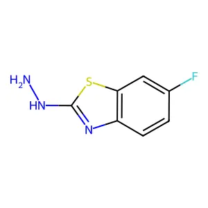 6-Fluoro-2-hydrazinyl-1,3-benzothiazole structure