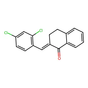 2-[(2,4-Dichlorophenyl)methylene]-3,4-dihydro-1(2H)-naphthalenone structure