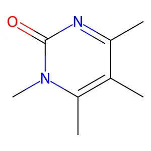 1,4,5,6-Tetramethyl-2-pyrimidone structure