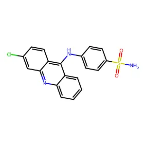 4-[(3-氯-9-吖啶基)氨基]苯磺酰胺 structure