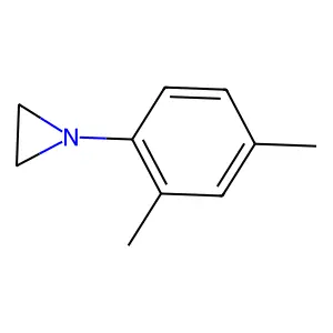 N-(2,4-Dimethylphenyl)aziridine structure