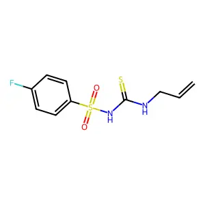 1-(4-Fluorophenyl)sulfonyl-3-prop-2-enylthiourea structure