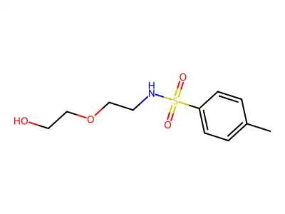 N-(2-(2-hydroxyethoxy)ethyl)-4-methylbenzenesulfonamide structure