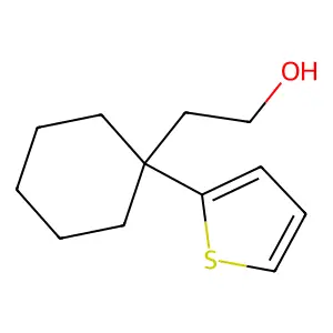 2-(1-Thien-2-ylcyclohexyl)ethanol structure