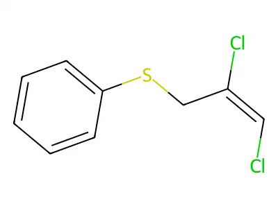 2,3-Dichloroprop-2-enylsulfanylbenzene structure