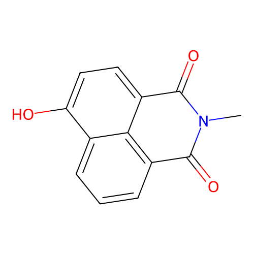 6-Hydroxy-2-methylbenzo[de]isoquinoline-1,3-dione structure