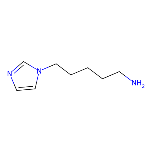 1H-Imidazole-1-pentanamine structure