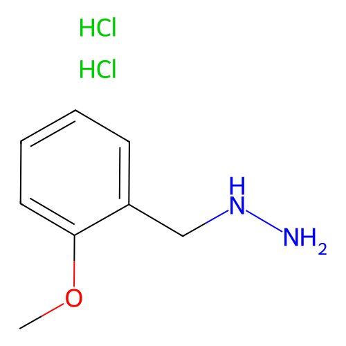 2-Methoxybenzylhydrazine dihydrochloride structure