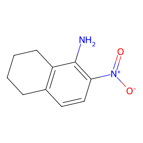 2-Nitro-5,6,7,8-tetrahydronaphthalen-1-amine structure