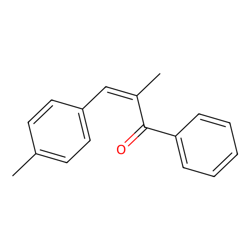 2-Methyl-3-(4-methylphenyl)-1-phenylprop-2-en-1-one structure