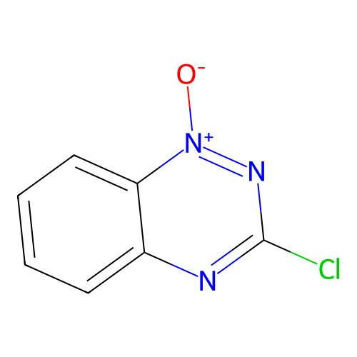 3-Chloro-1,2,4-benzotriazine 1-oxide structure