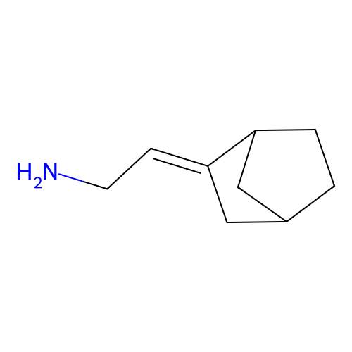 2-(Bicyclo(2.2.1)hept-2-ylidene)ethanamine structure