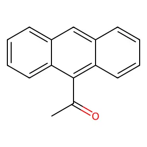 9-Acetylanthracene structure
