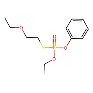 Phosphorothioic acid, S-(2-ethoxyethyl) O-ethyl O-phenyl ester, (R)- structure
