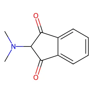 2-(Dimethylamino)-1H-indene-1,3(2H)-dione structure