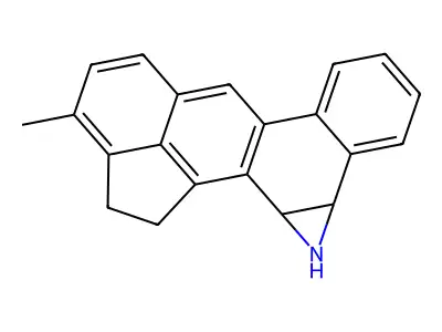 1H-Benz(7,8)aceanthryleno(9,10-b)azirine, 1a,10,11,11c-tetrahydro-9-methyl- structure