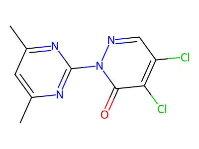 4,5-Dichloro-2-(4,6-dimethylpyrimidin-2-yl)-2,3-dihydropyridazin-3-one structure