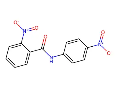 2-nitro-N-(4-nitrophenyl)benzamide structure