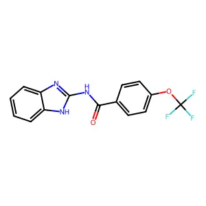 N-(1H-1,3-benzodiazol-2-yl)-4-(trifluoromethoxy)benzamide structure