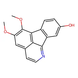 Indeno(1,2,3-ij)isoquinolin-9-ol, 5,6-dimethoxy- structure