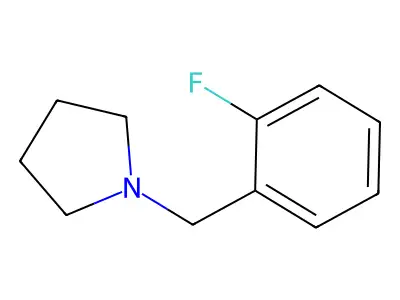 1-(2-Fluorobenzyl)pyrrolidine structure