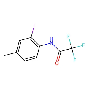 Acetamide, N-(2-iodo-4-methylphenyl)-2,2,2-trifluoro- structure