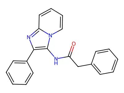 2-Phenyl-N-{2-phenylimidazo[1,2-A]pyridin-3-YL}acetamide structure