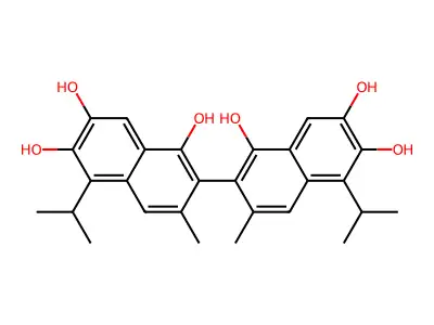 Apogossypol structure
